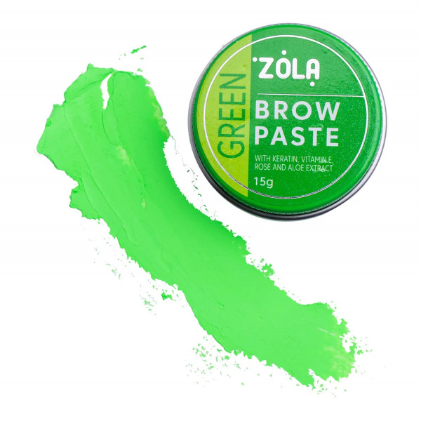 Brow Paste green, 15 g ZOLA