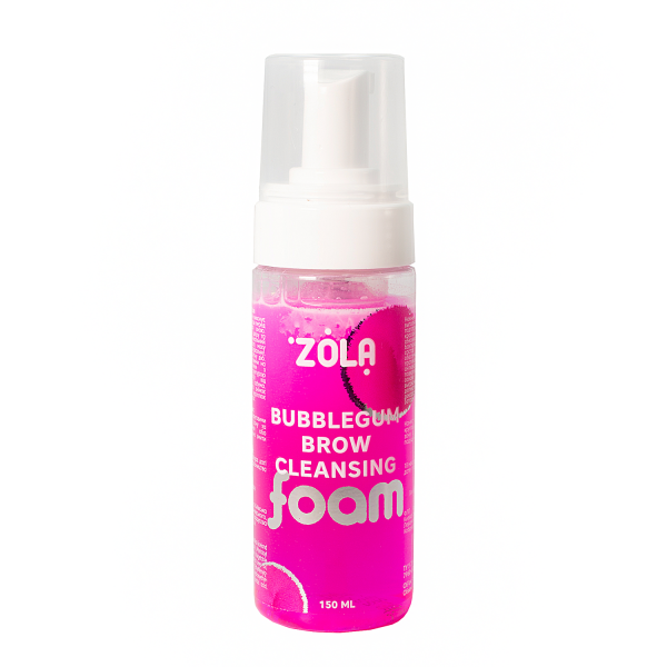 Eyebrow Cleansing Foam Pink Bubblegum Brow Cleansing 150 ml. ZOLA