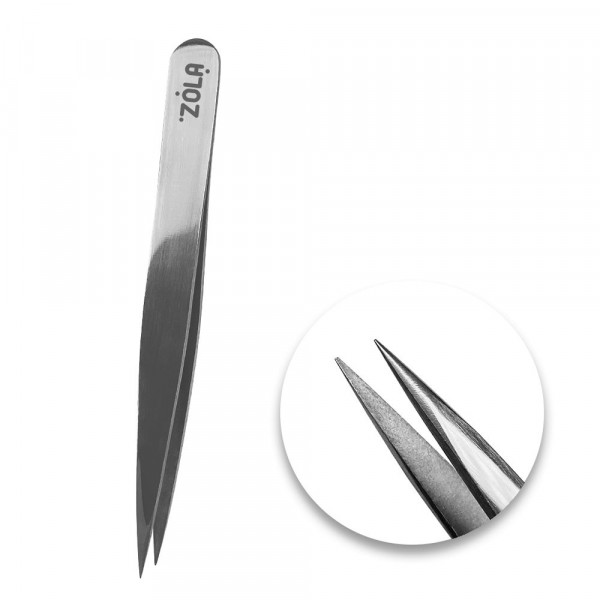 Eyebrow tweezers - dot silver ZOLA