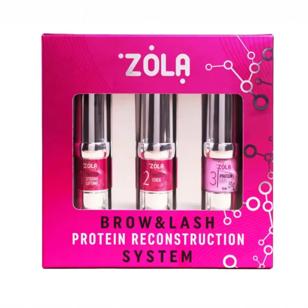 Набор для ламинирования Brow&Lash Protein Reconstruction System ZOLA