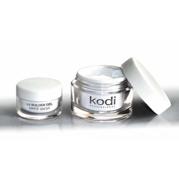 UV Builder gel White Snow ( Конструирующий снежно-белый гель ) 28 ml. Kodi Professional