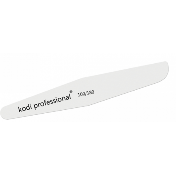 Пилка для ногтей Ромб White 100/180 Kodi Professional