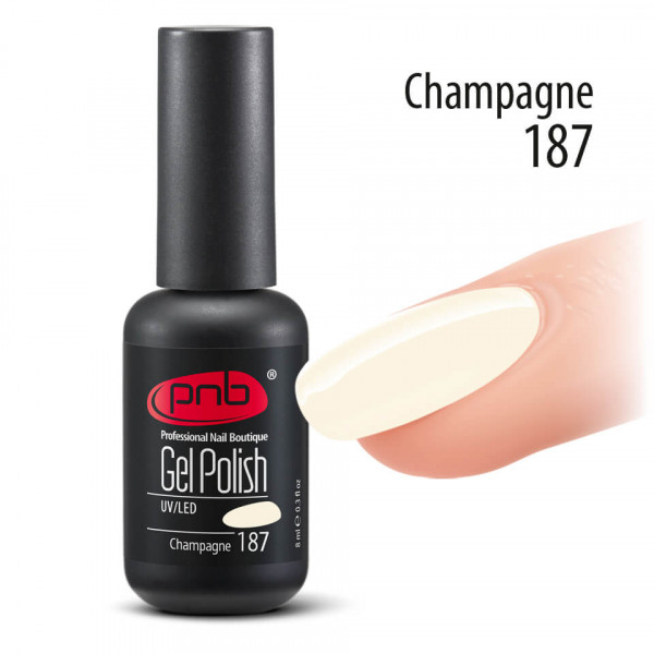 Gel polish №187 Champagne 8 ml. PNB