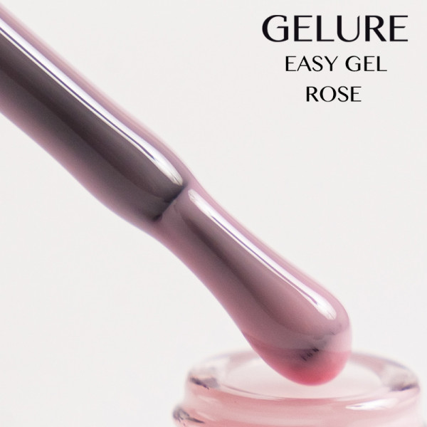 Easy gel Rose 15 ml. Gelure