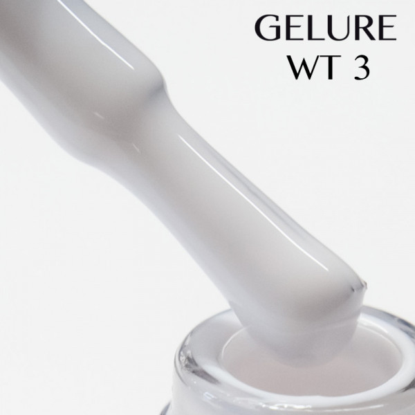 Гель-лак 8 ml. Gelure WT 3 (milky white)