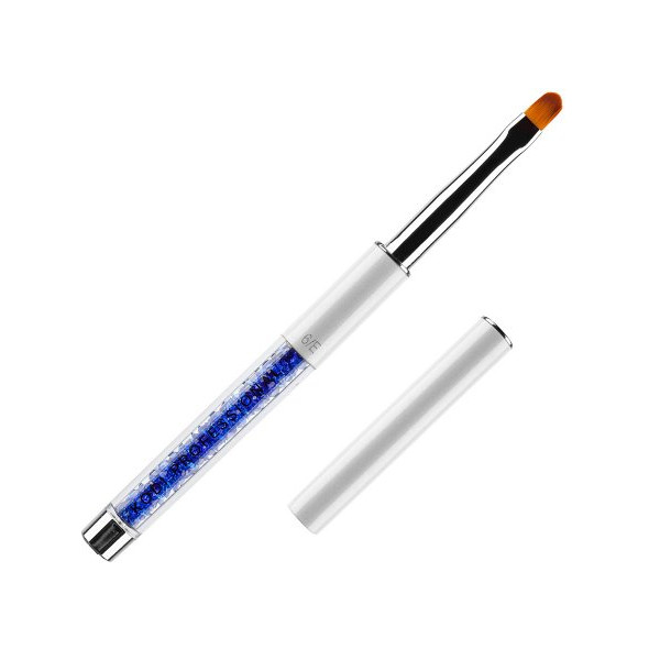 Кисть для гелевого моделирования №6/E (нейлон;  ручка: метал, акрил) Kodi Professional