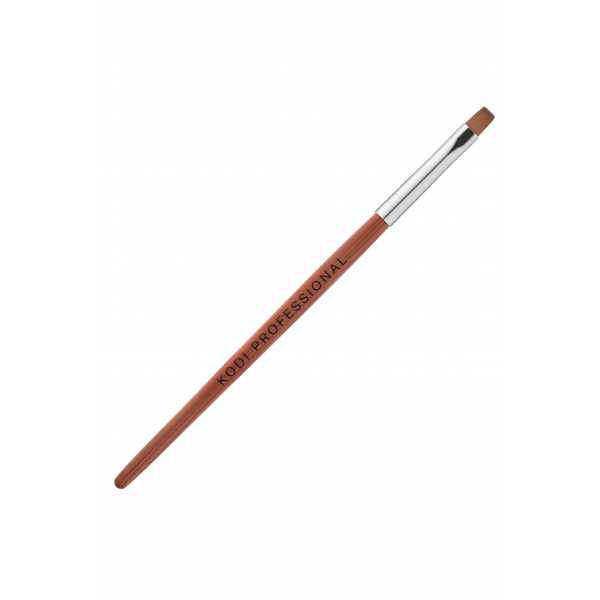 Brush for gel modeling №6/F (handle: wooden) Kodi Professional