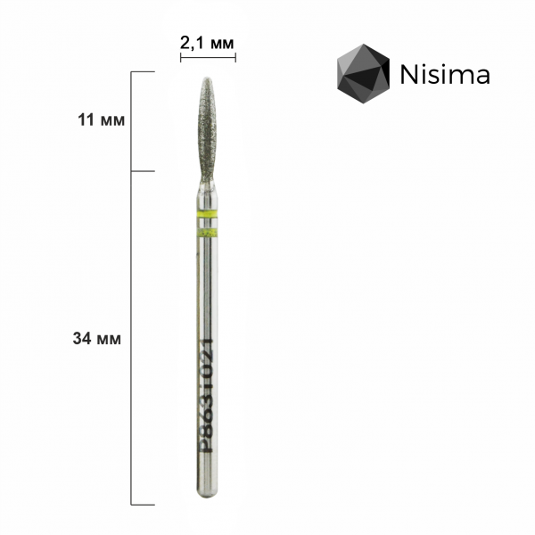 Buffing head, yellow, P863i021 Nisima