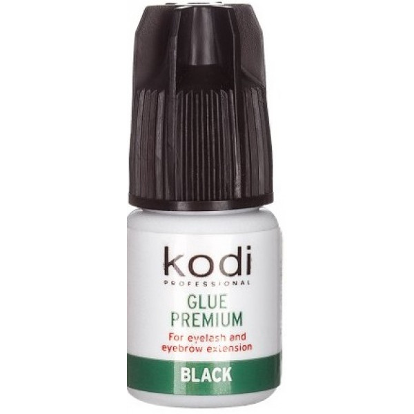 Glue for eyebrows and eyelashes premiun black, 3 g. Kodi Professional