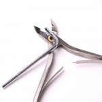 Nippers professional for cuticle cutters in dichroic case (Ultra S 10 mm) Komilfo