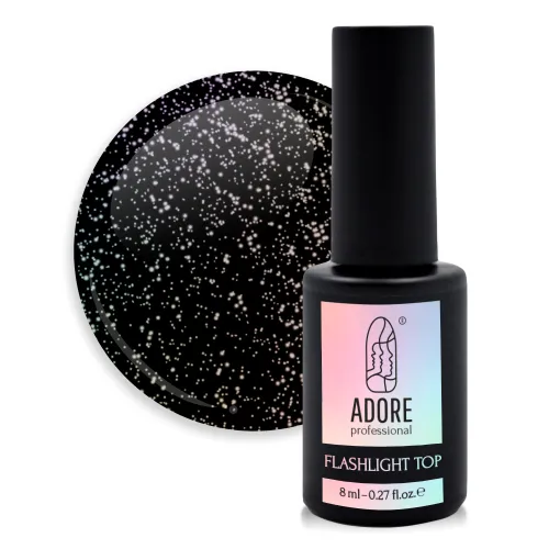 Flashlight Top 8 ml №03 - holographic ADORE