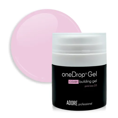 Gel Builder One Drop Gel No. 01 - pink kiss 30 г ADORE