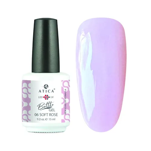 Bottle Gel 06 Soft Rose 15 ml ATICA