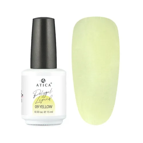 Polygel Liquid 09 Yellow 15 ml ATICA