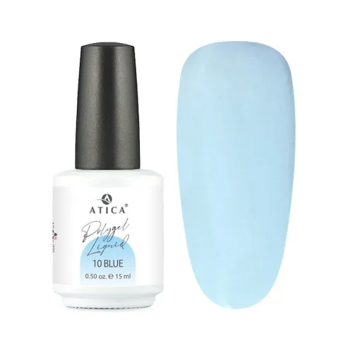 Polygel Liquid 10 Blue 15 ml ATICA