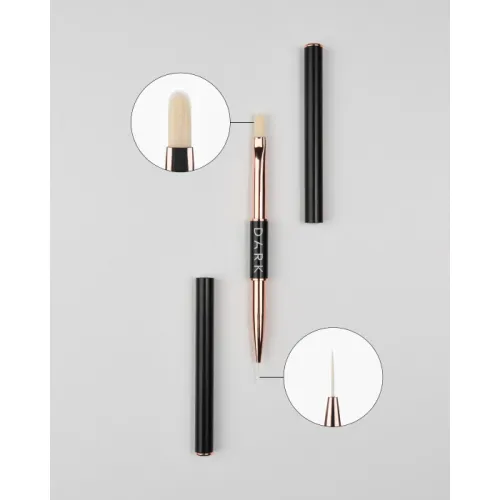 DARK Brush double-sided black matte (liner 10 mm + gel 12 mm)