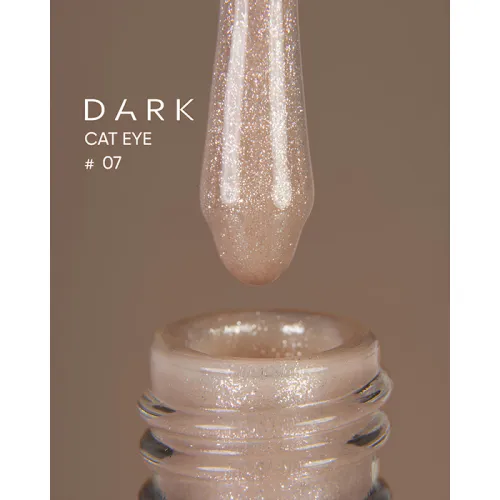 DARK gel polish Cat Eye 07, 10 ml