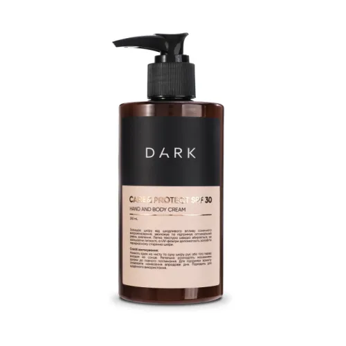 DARK Care & Protect hand and body cream SPF 30, 250 ml