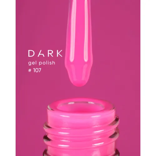 DARK gel polish (new collection) 107, 10 ml