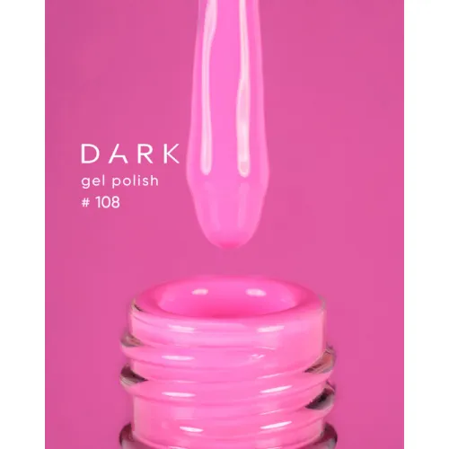 DARK gel polish (new collection) 108, 10 ml