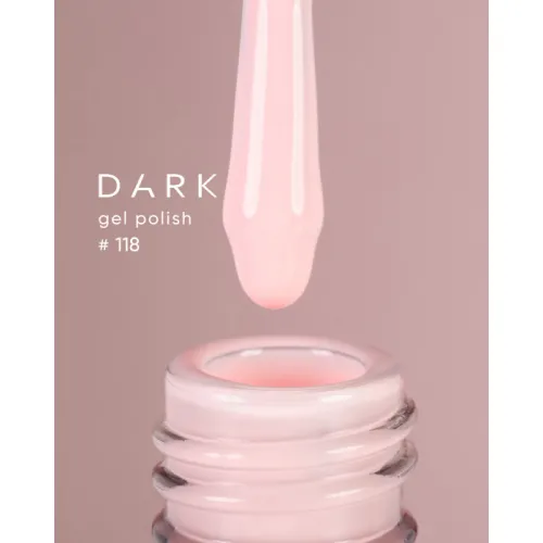 DARK gel polish (new collection) 118, 10 ml