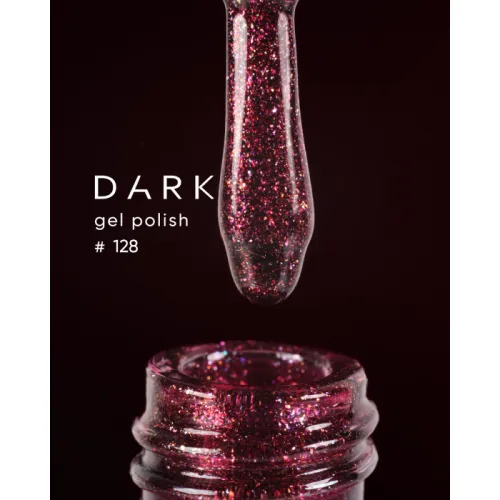 DARK gel polish (new collection) 128, 10 ml