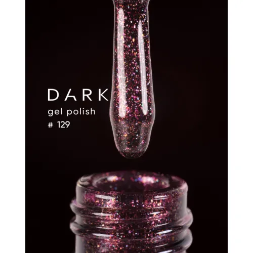 DARK gel polish (new collection) 129, 10 ml