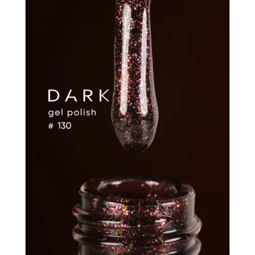 DARK gel polish (new collection) 130, 10 ml