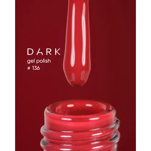 DARK gel polish (new collection) 136, 10 ml