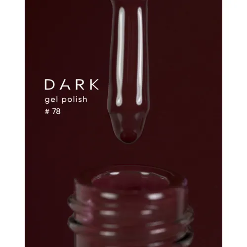 DARK gel polish (new collection) 78, 10 ml