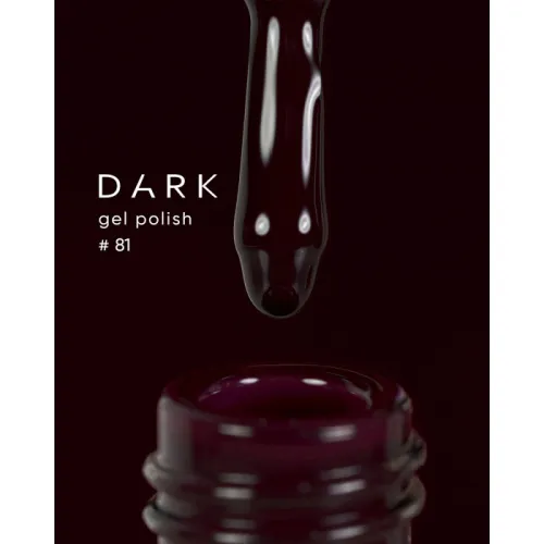 DARK gel polish (new collection) 81, 10 ml