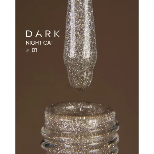 DARK gel polish Night Cat 01, 10 мл