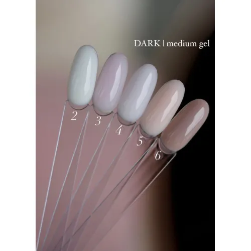 DARK Medium Gel No. 04 (new color), 15 ml (without brush)