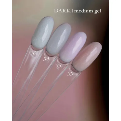 DARK Medium Gel No. 34, (new color), 15 ml (without brush)