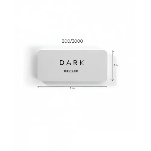 DARK Polishing File Rectangular 800/3000 grit