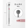 Diamond nail drill bit, ball, red, 4 mm, DARK
