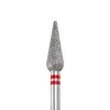 Diamond nail drill bit, bud, red, DARK
