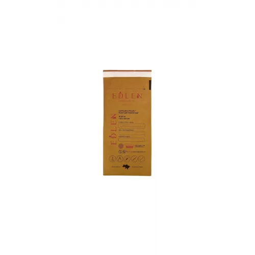 Kraft bags for air and steam sterilization (brown) 100x200 mm, 100 pcs EDLEN
