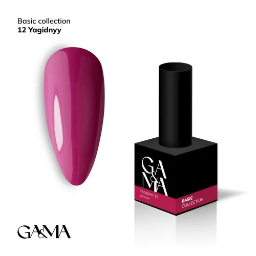 GA&MA Basic collection Gel Polish No. 012, 10 ml