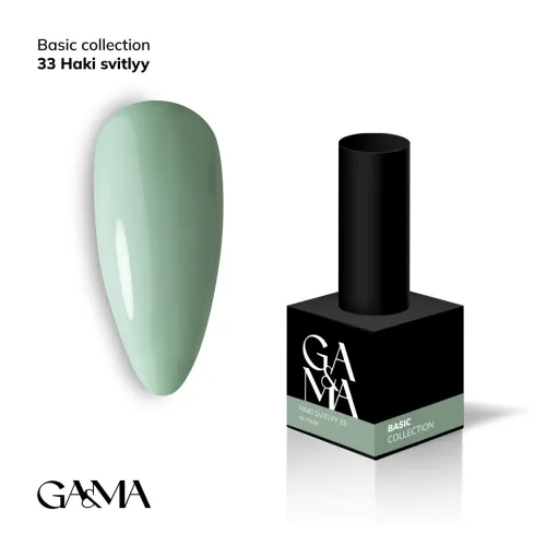 GA&MA Basic collection Gel Polish No. 033, 10 ml