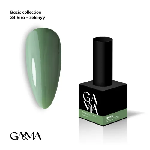 GA&MA Basic collection Gel Polish No. 034, 10 ml