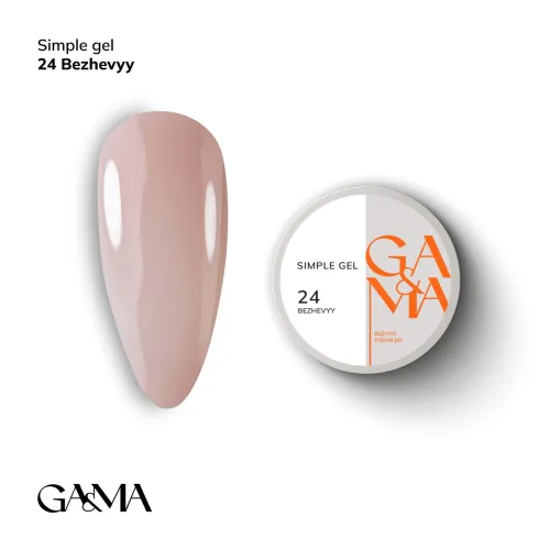 GA&MA Simple Gel No. 024 Biege 30 ml