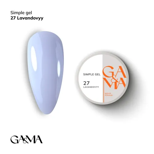GA&MA Simple Gel No. 027 Lilac 30 ml