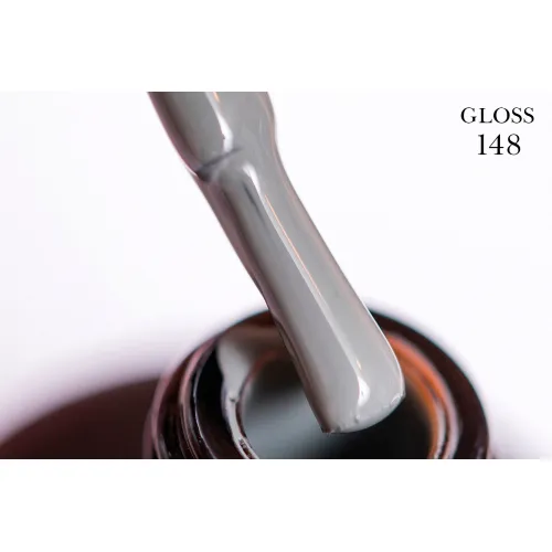 Gel polish GLOSS 148 (dusty grey), 11 ml