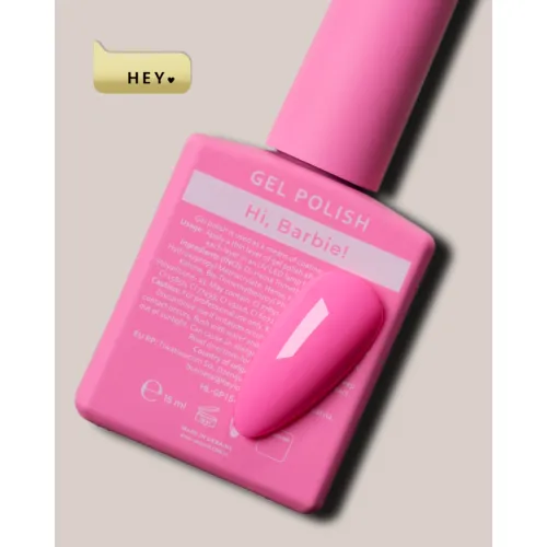 HEYLOVE Gel Polish «Hi Barbie!», 15 ml 
