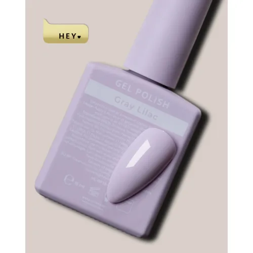 HEYLOVE Gel Polish «Gray Lilac», 15 ml 