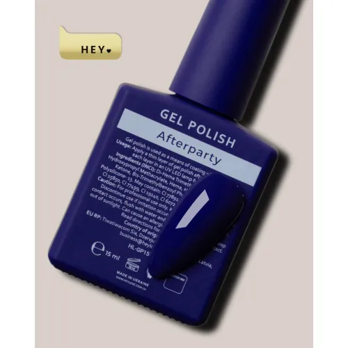 HEYLOVE., Gel Polish «Afterparty», 15 ml 