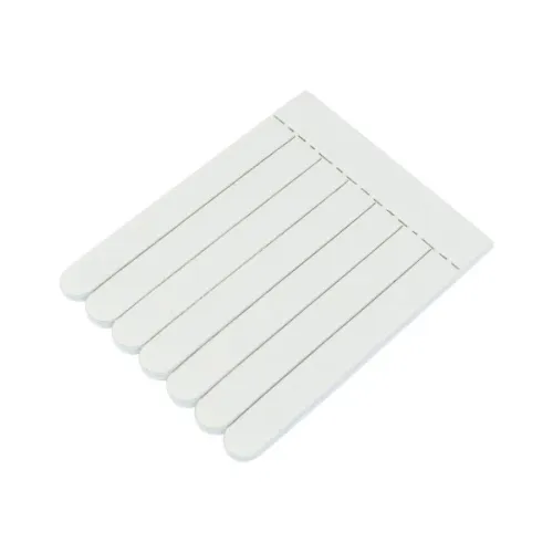 №193 Childrens Nail Files 220/400, 7 pcs. in a Set (Color: White, Size: 57 * 72 * 3 mm)  Kodi Professional