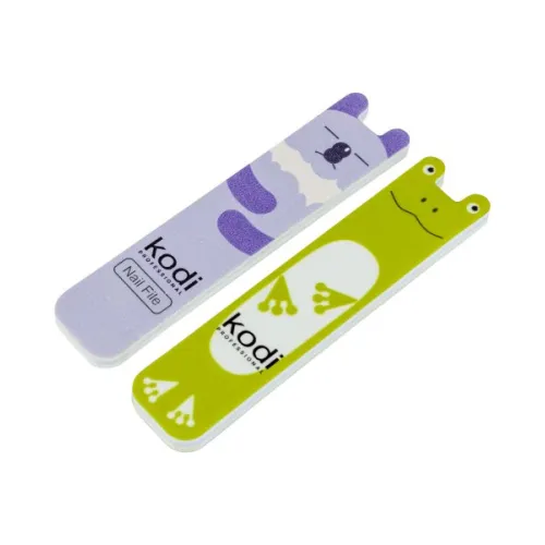 № 200 Childrens Set for Nails: (File 180/220 Koala, Polisher 400/300 Frog) Kodi Professional