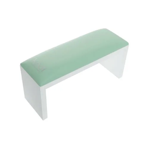 Armrest for manicure on white legs Kodi Professional color: Mint